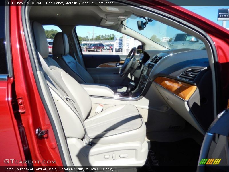 Red Candy Metallic / Medium Light Stone 2011 Lincoln MKX FWD