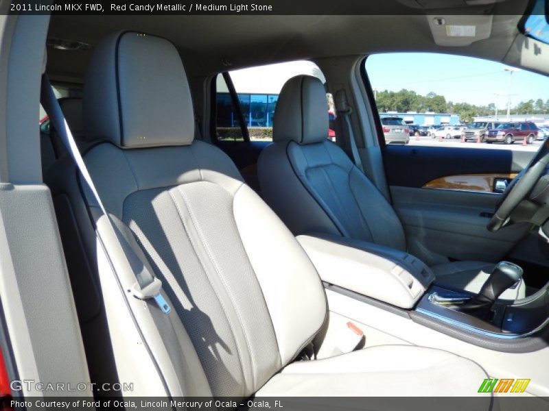 Red Candy Metallic / Medium Light Stone 2011 Lincoln MKX FWD