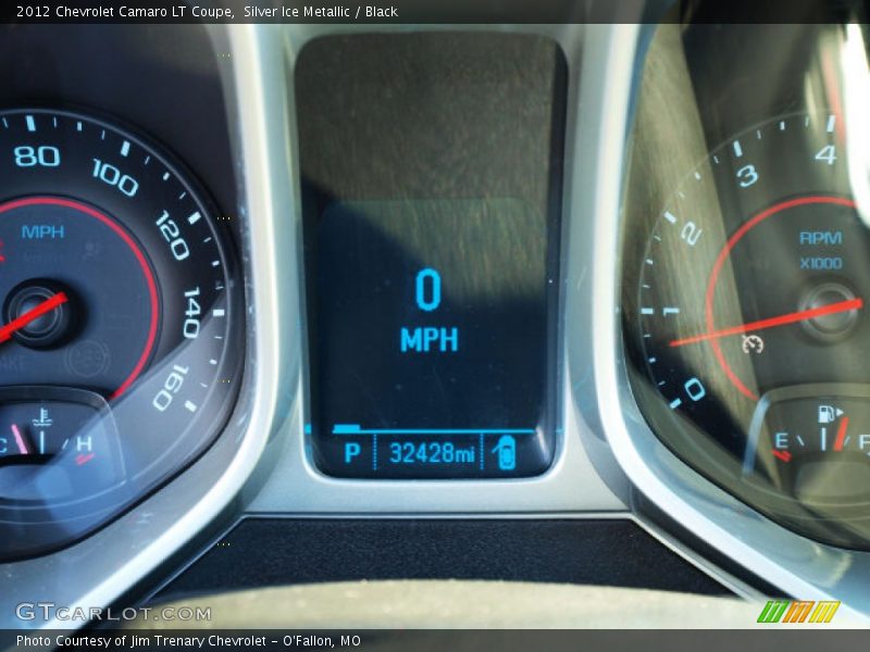 Silver Ice Metallic / Black 2012 Chevrolet Camaro LT Coupe