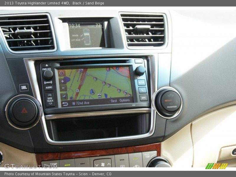 Black / Sand Beige 2013 Toyota Highlander Limited 4WD