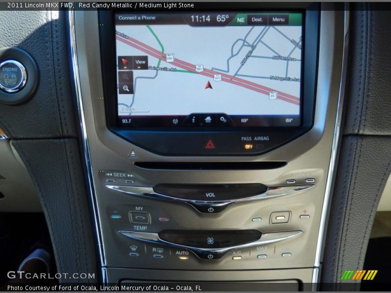 Red Candy Metallic / Medium Light Stone 2011 Lincoln MKX FWD