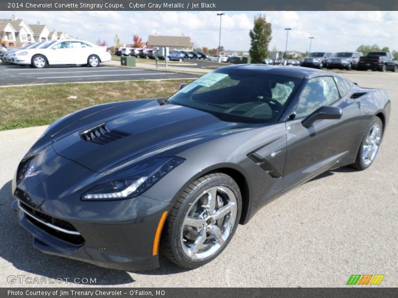 Front 3/4 View of 2014 Corvette Stingray Coupe