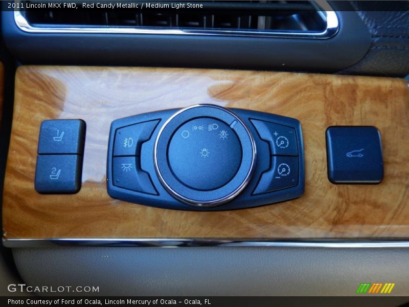 Red Candy Metallic / Medium Light Stone 2011 Lincoln MKX FWD