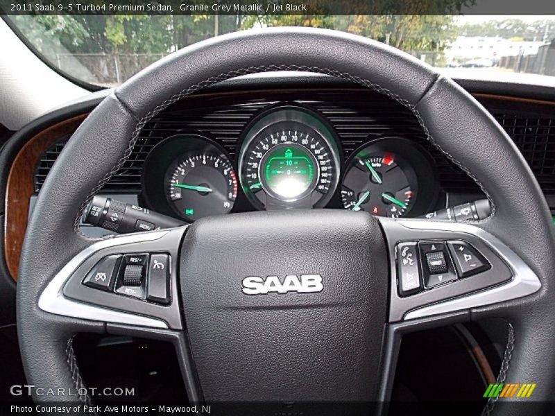 Granite Grey Metallic / Jet Black 2011 Saab 9-5 Turbo4 Premium Sedan