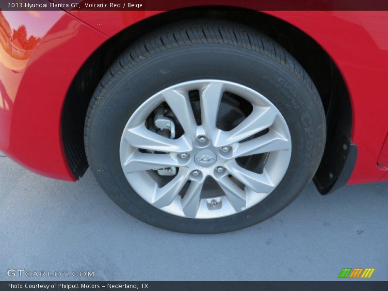 Volcanic Red / Beige 2013 Hyundai Elantra GT