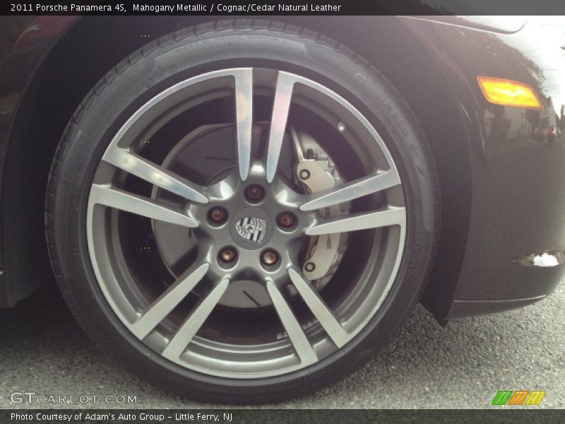 Mahogany Metallic / Cognac/Cedar Natural Leather 2011 Porsche Panamera 4S