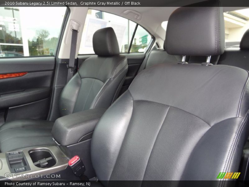 Graphite Gray Metallic / Off Black 2010 Subaru Legacy 2.5i Limited Sedan