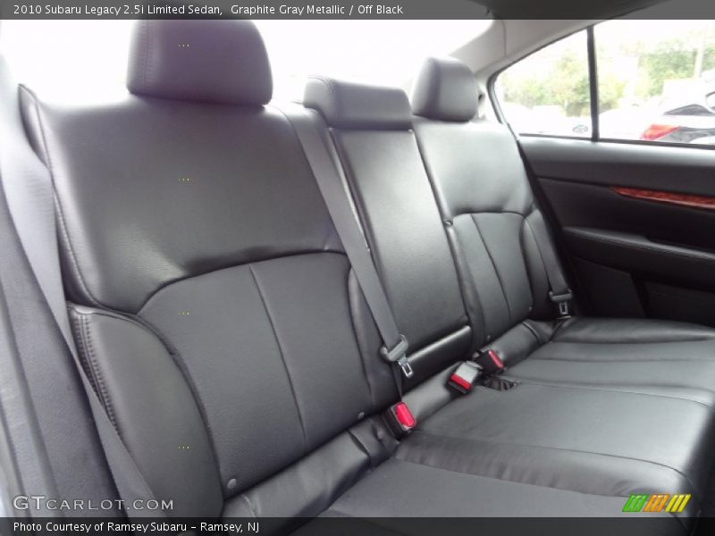 Graphite Gray Metallic / Off Black 2010 Subaru Legacy 2.5i Limited Sedan