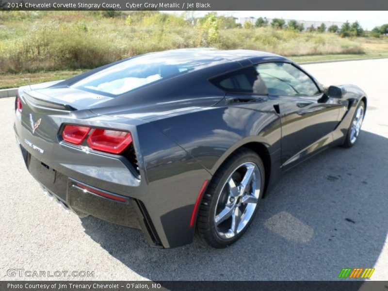 Cyber Gray Metallic / Jet Black 2014 Chevrolet Corvette Stingray Coupe