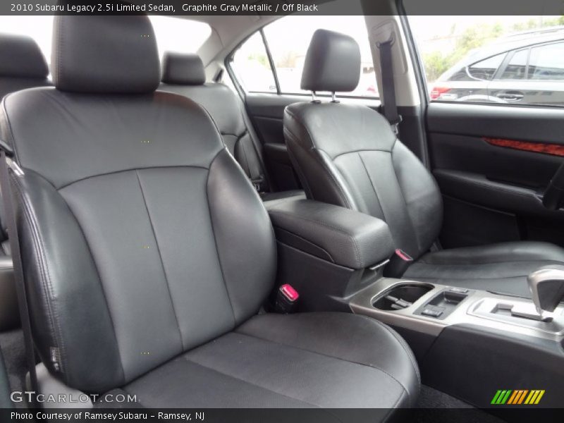 Graphite Gray Metallic / Off Black 2010 Subaru Legacy 2.5i Limited Sedan