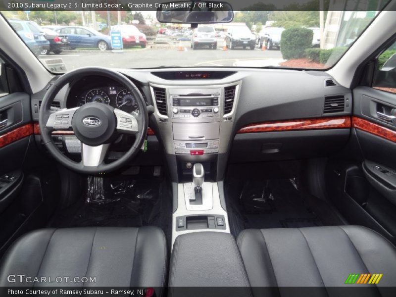 Graphite Gray Metallic / Off Black 2010 Subaru Legacy 2.5i Limited Sedan