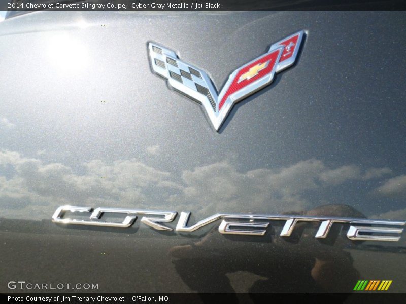 Cyber Gray Metallic / Jet Black 2014 Chevrolet Corvette Stingray Coupe