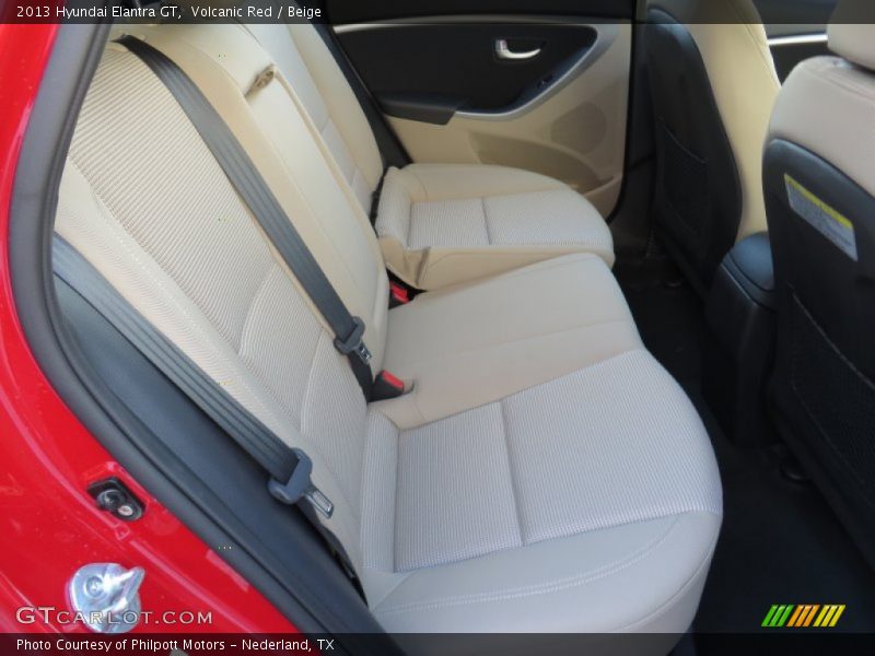 Volcanic Red / Beige 2013 Hyundai Elantra GT