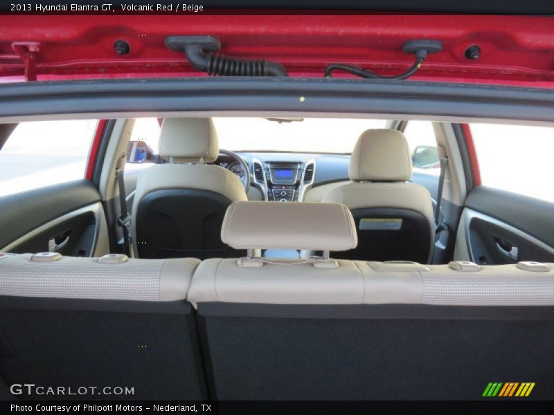 Volcanic Red / Beige 2013 Hyundai Elantra GT