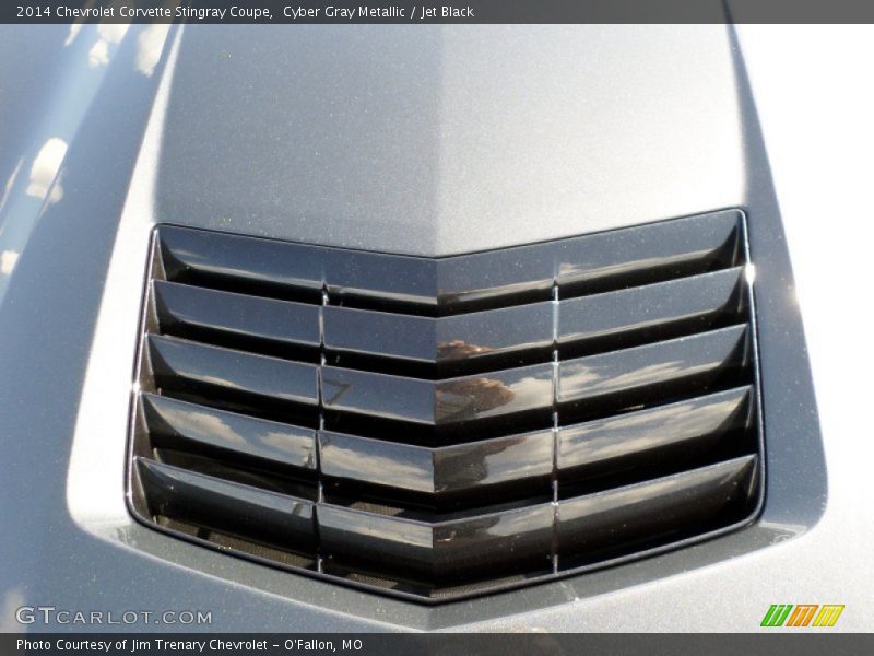 Cyber Gray Metallic / Jet Black 2014 Chevrolet Corvette Stingray Coupe