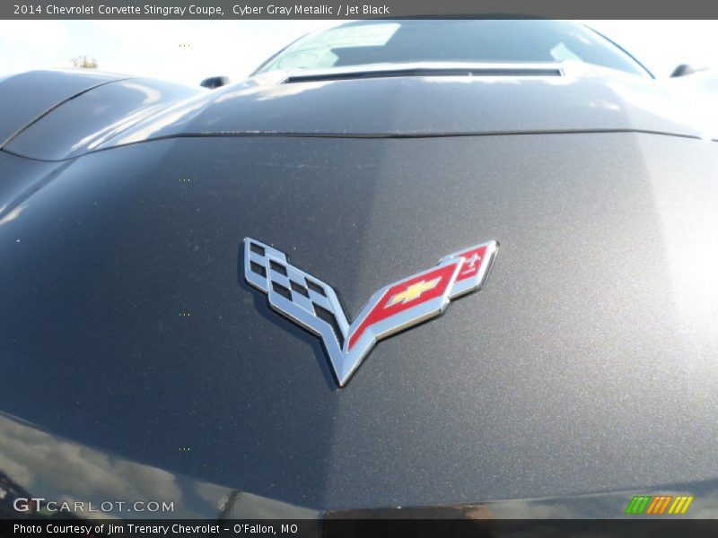 Cyber Gray Metallic / Jet Black 2014 Chevrolet Corvette Stingray Coupe