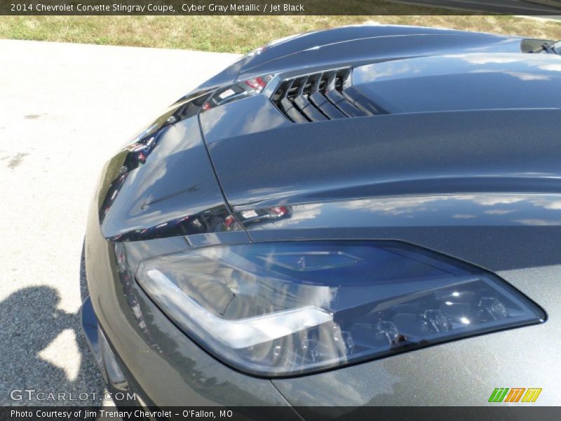 Cyber Gray Metallic / Jet Black 2014 Chevrolet Corvette Stingray Coupe