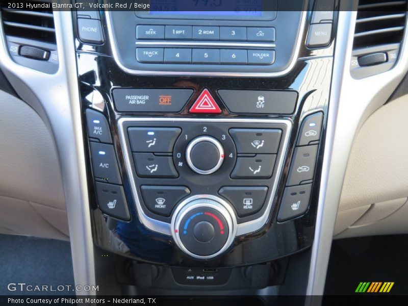 Volcanic Red / Beige 2013 Hyundai Elantra GT