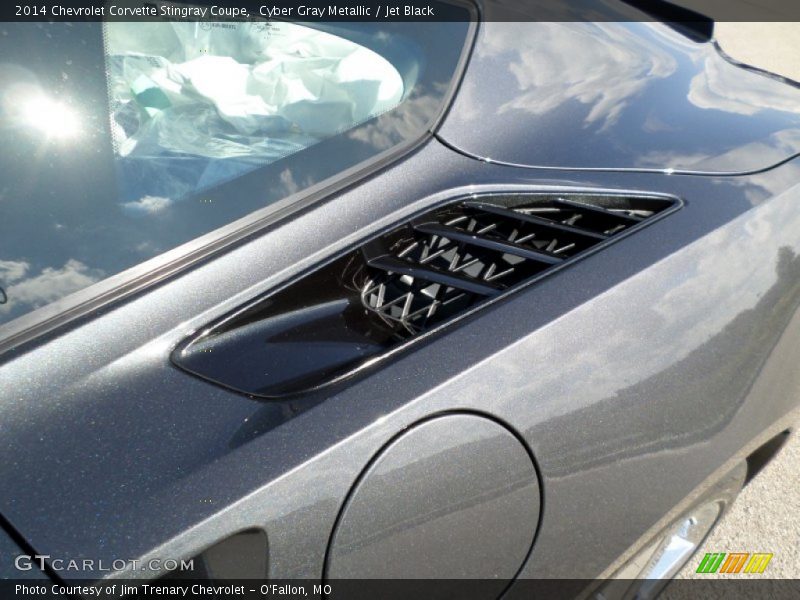 Cyber Gray Metallic / Jet Black 2014 Chevrolet Corvette Stingray Coupe