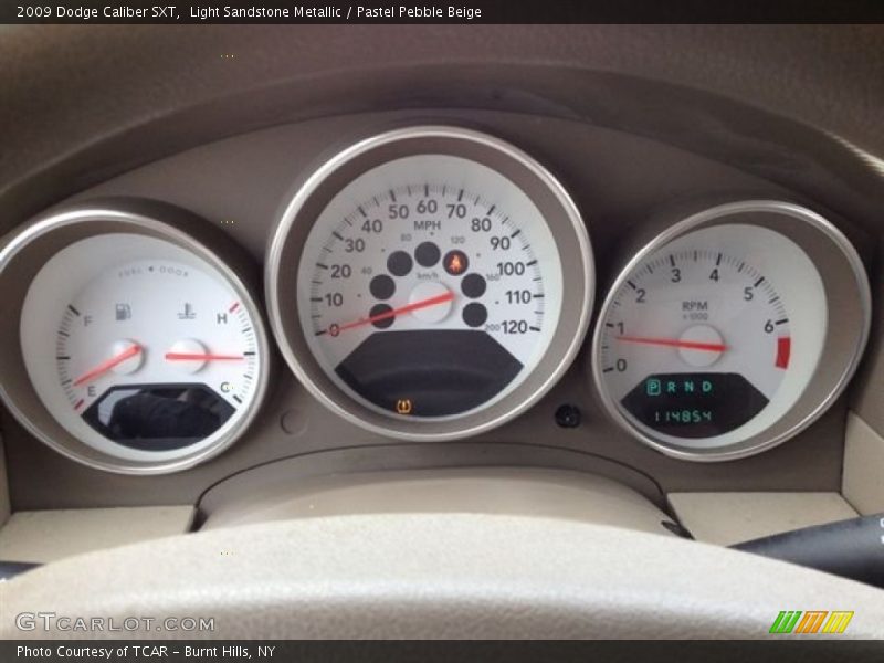 Light Sandstone Metallic / Pastel Pebble Beige 2009 Dodge Caliber SXT