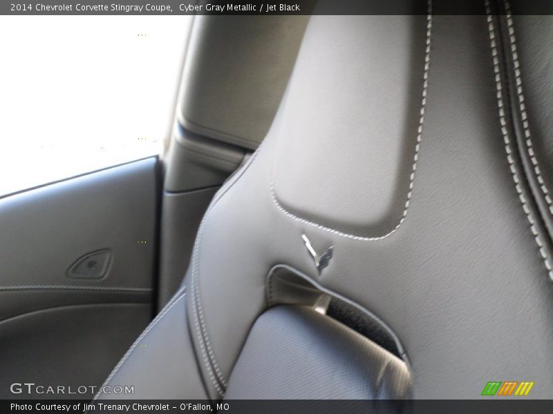 Cyber Gray Metallic / Jet Black 2014 Chevrolet Corvette Stingray Coupe