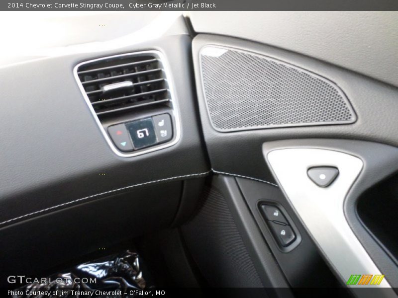 Cyber Gray Metallic / Jet Black 2014 Chevrolet Corvette Stingray Coupe