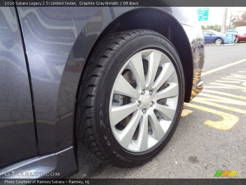 Graphite Gray Metallic / Off Black 2010 Subaru Legacy 2.5i Limited Sedan
