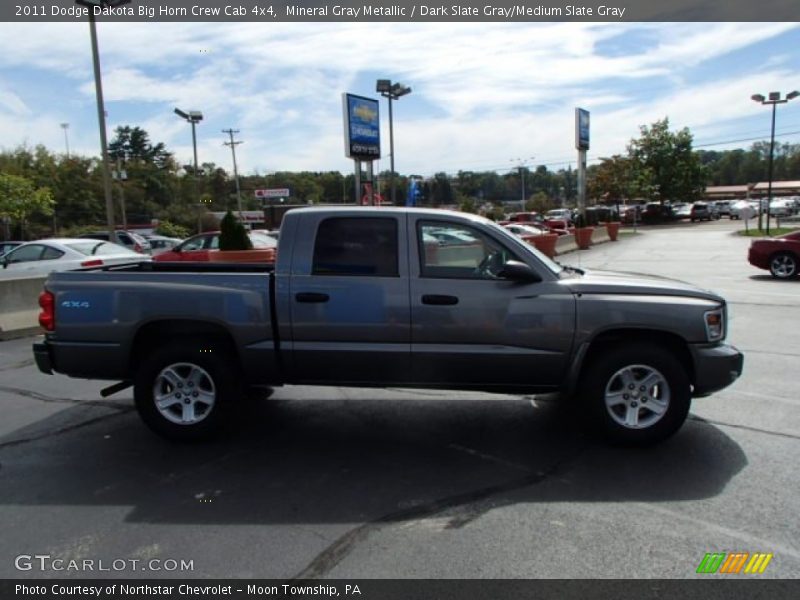 Mineral Gray Metallic / Dark Slate Gray/Medium Slate Gray 2011 Dodge Dakota Big Horn Crew Cab 4x4