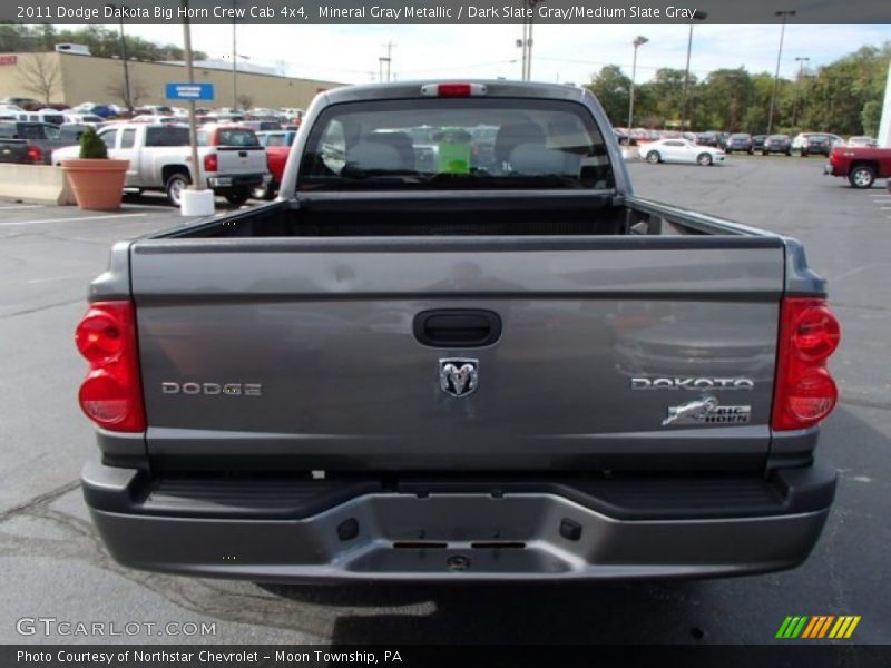 Mineral Gray Metallic / Dark Slate Gray/Medium Slate Gray 2011 Dodge Dakota Big Horn Crew Cab 4x4