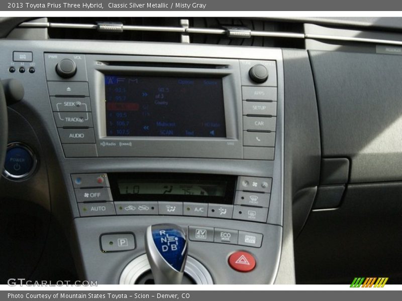 Classic Silver Metallic / Misty Gray 2013 Toyota Prius Three Hybrid