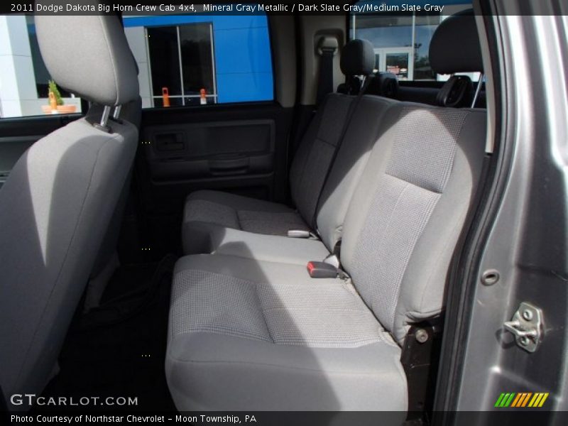 Mineral Gray Metallic / Dark Slate Gray/Medium Slate Gray 2011 Dodge Dakota Big Horn Crew Cab 4x4