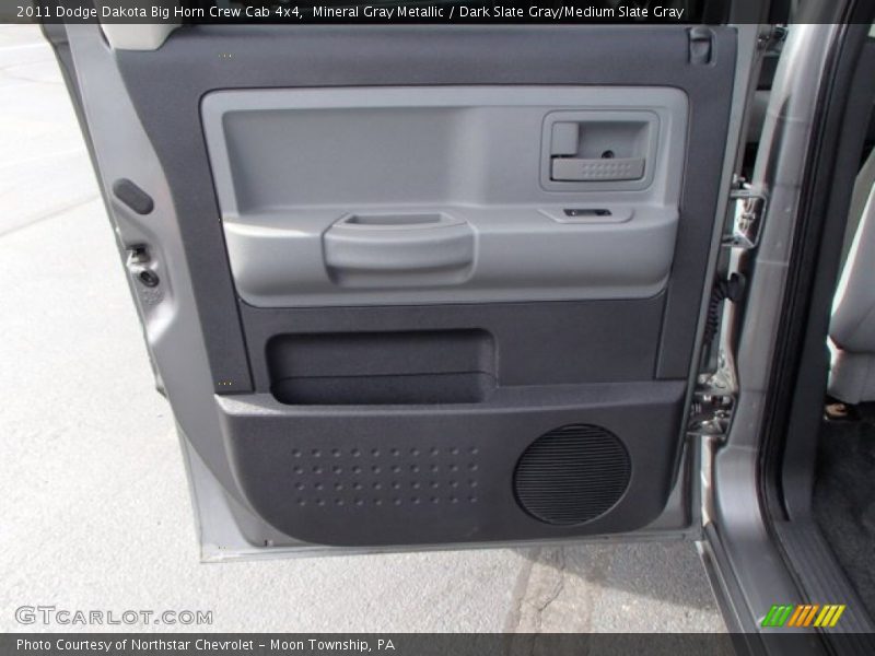 Mineral Gray Metallic / Dark Slate Gray/Medium Slate Gray 2011 Dodge Dakota Big Horn Crew Cab 4x4