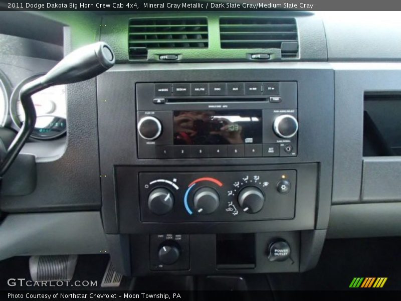 Mineral Gray Metallic / Dark Slate Gray/Medium Slate Gray 2011 Dodge Dakota Big Horn Crew Cab 4x4