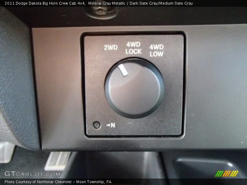 Mineral Gray Metallic / Dark Slate Gray/Medium Slate Gray 2011 Dodge Dakota Big Horn Crew Cab 4x4