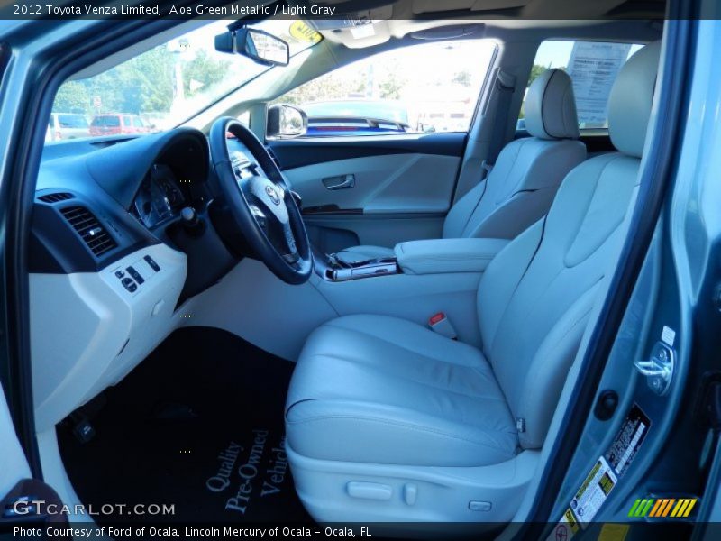 Front Seat of 2012 Venza Limited