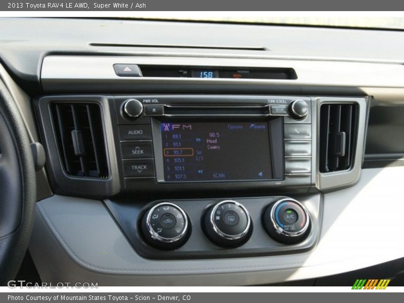 Super White / Ash 2013 Toyota RAV4 LE AWD