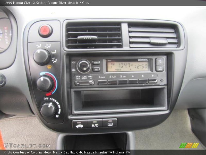 Controls of 1999 Civic LX Sedan