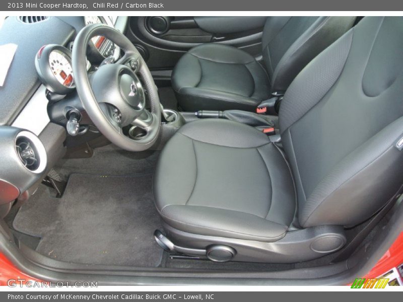 Chili Red / Carbon Black 2013 Mini Cooper Hardtop