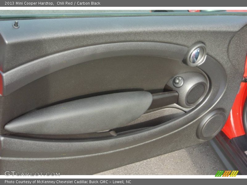 Chili Red / Carbon Black 2013 Mini Cooper Hardtop