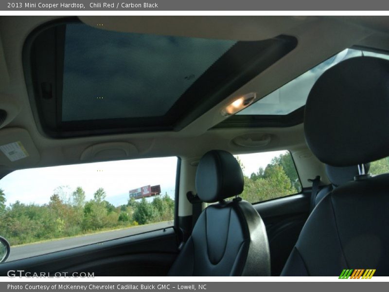 Chili Red / Carbon Black 2013 Mini Cooper Hardtop