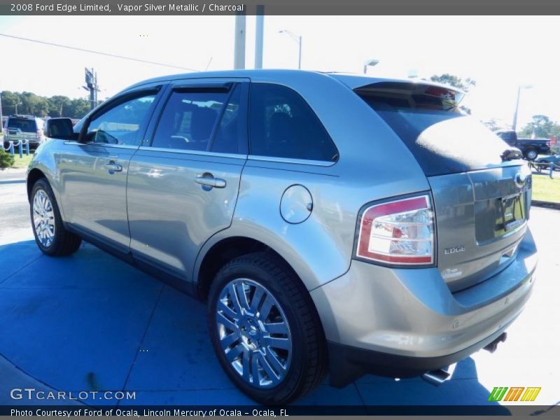 Vapor Silver Metallic / Charcoal 2008 Ford Edge Limited