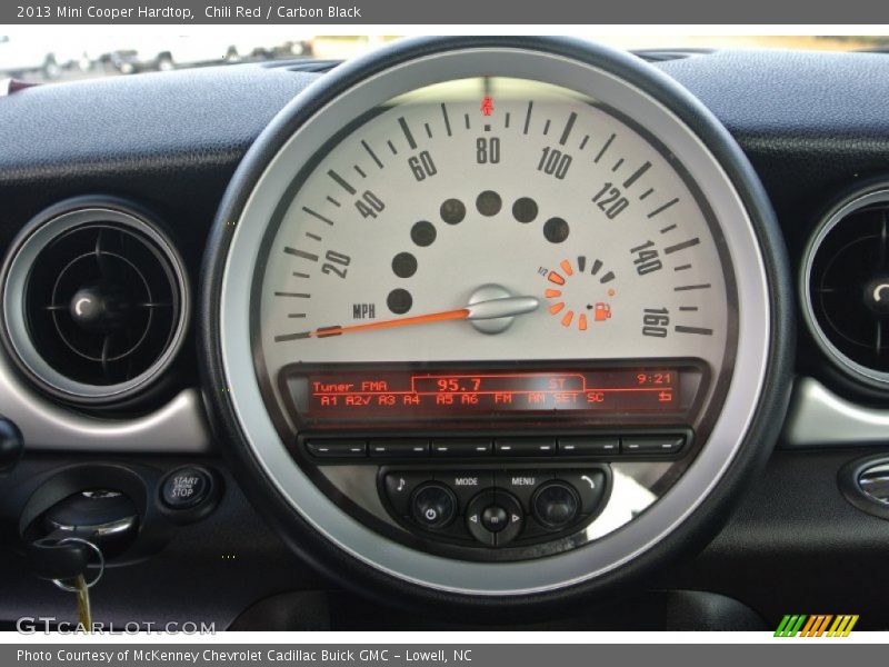 Chili Red / Carbon Black 2013 Mini Cooper Hardtop