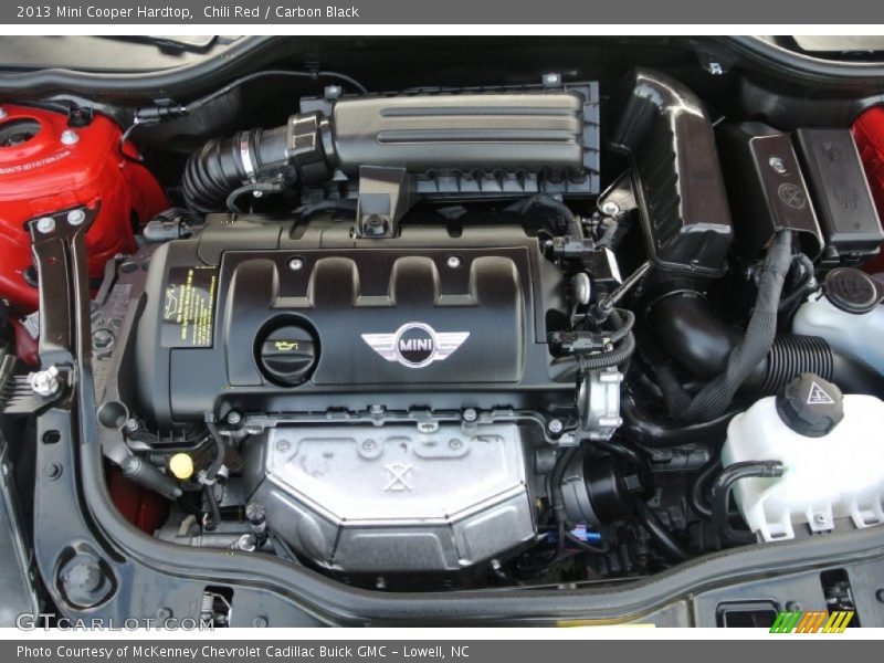 Chili Red / Carbon Black 2013 Mini Cooper Hardtop