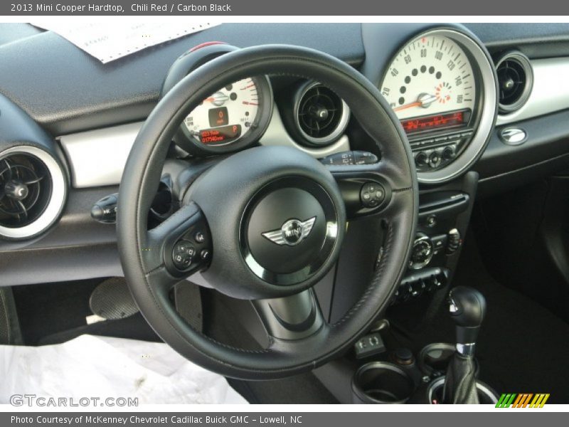 Chili Red / Carbon Black 2013 Mini Cooper Hardtop