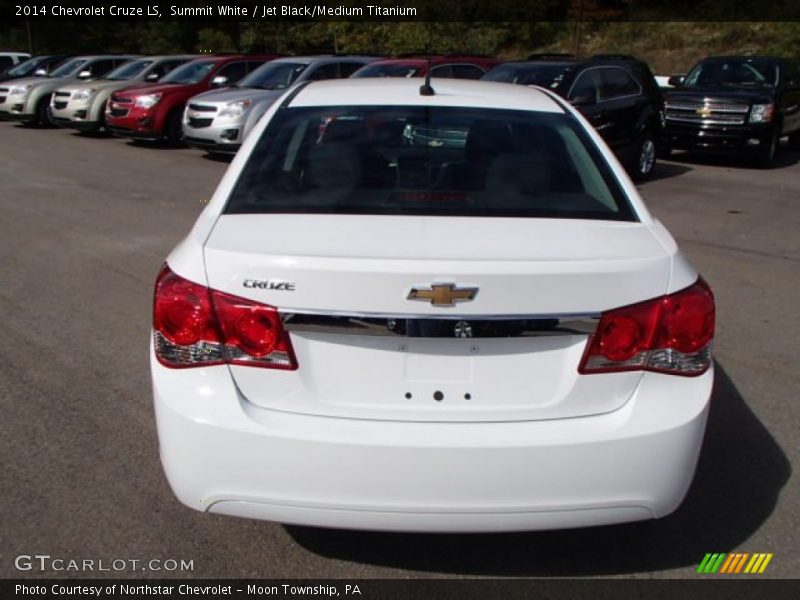 Summit White / Jet Black/Medium Titanium 2014 Chevrolet Cruze LS