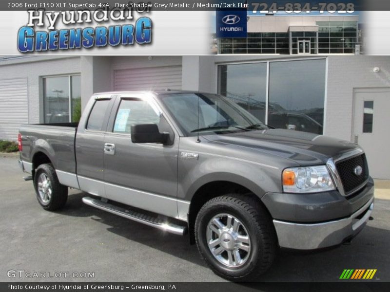 Dark Shadow Grey Metallic / Medium/Dark Flint 2006 Ford F150 XLT SuperCab 4x4
