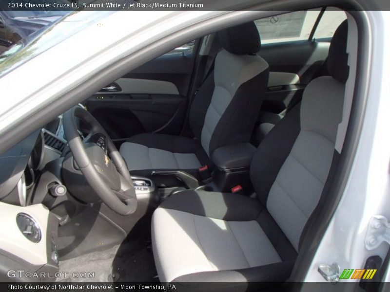 Summit White / Jet Black/Medium Titanium 2014 Chevrolet Cruze LS