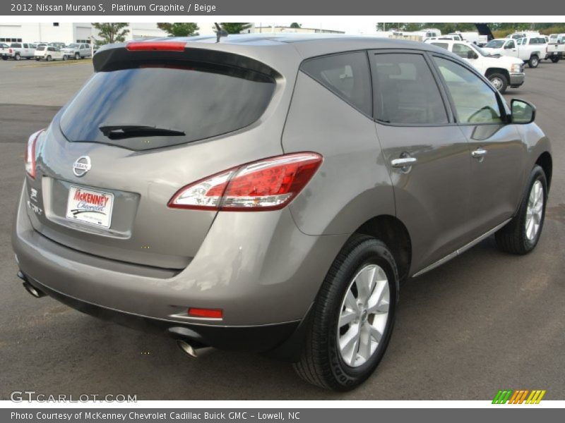 Platinum Graphite / Beige 2012 Nissan Murano S