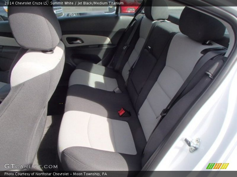 Summit White / Jet Black/Medium Titanium 2014 Chevrolet Cruze LS
