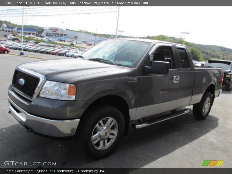 Dark Shadow Grey Metallic / Medium/Dark Flint 2006 Ford F150 XLT SuperCab 4x4